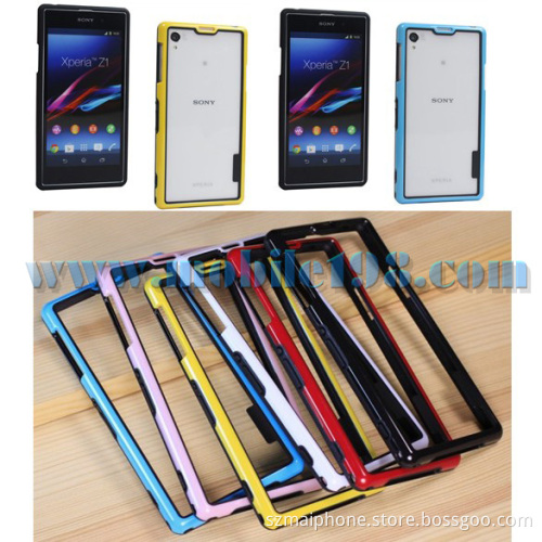 TPU Hybrid Frame Case for Sony Xperia Z1 L39h Accessories